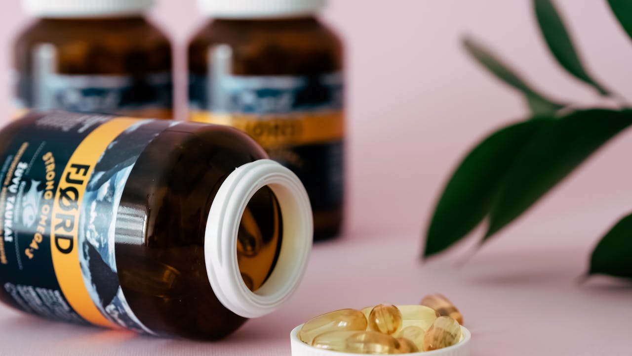 Various supplement bottles representing different berberine brands on the market